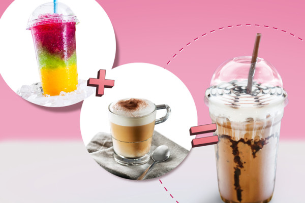 Un frappuccino es un frappé capuchino