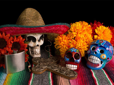 Day of the Dead. A tribute to those who have gone.