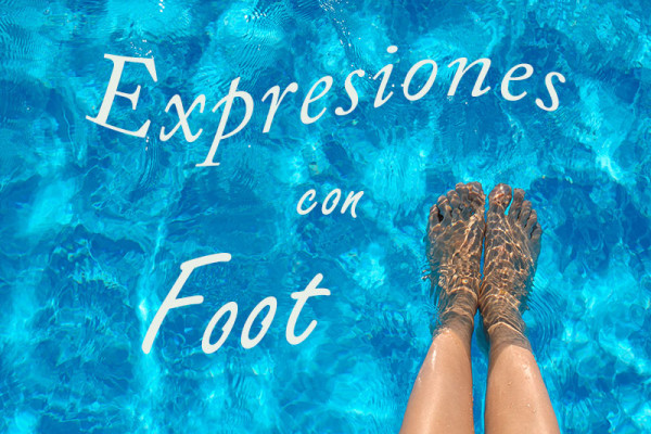 Expresiones con la palabra foot